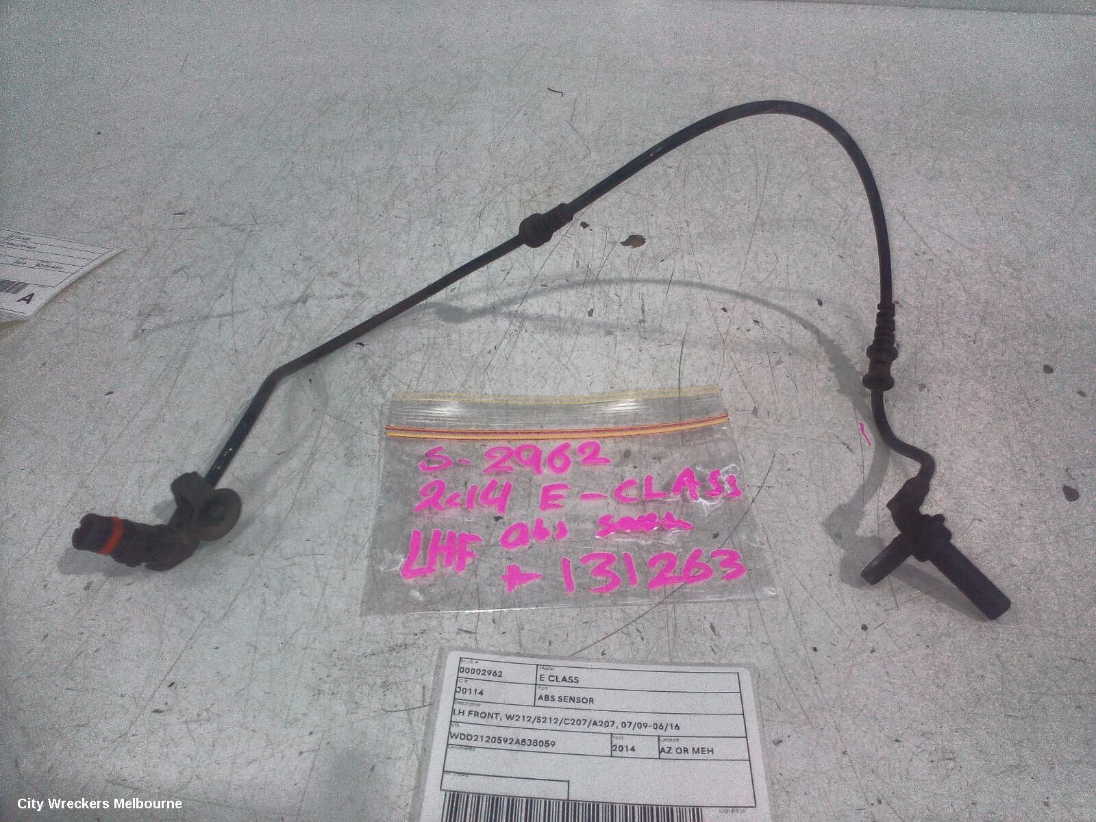 MERCEDES E CLASS 2014 Abs Sensor