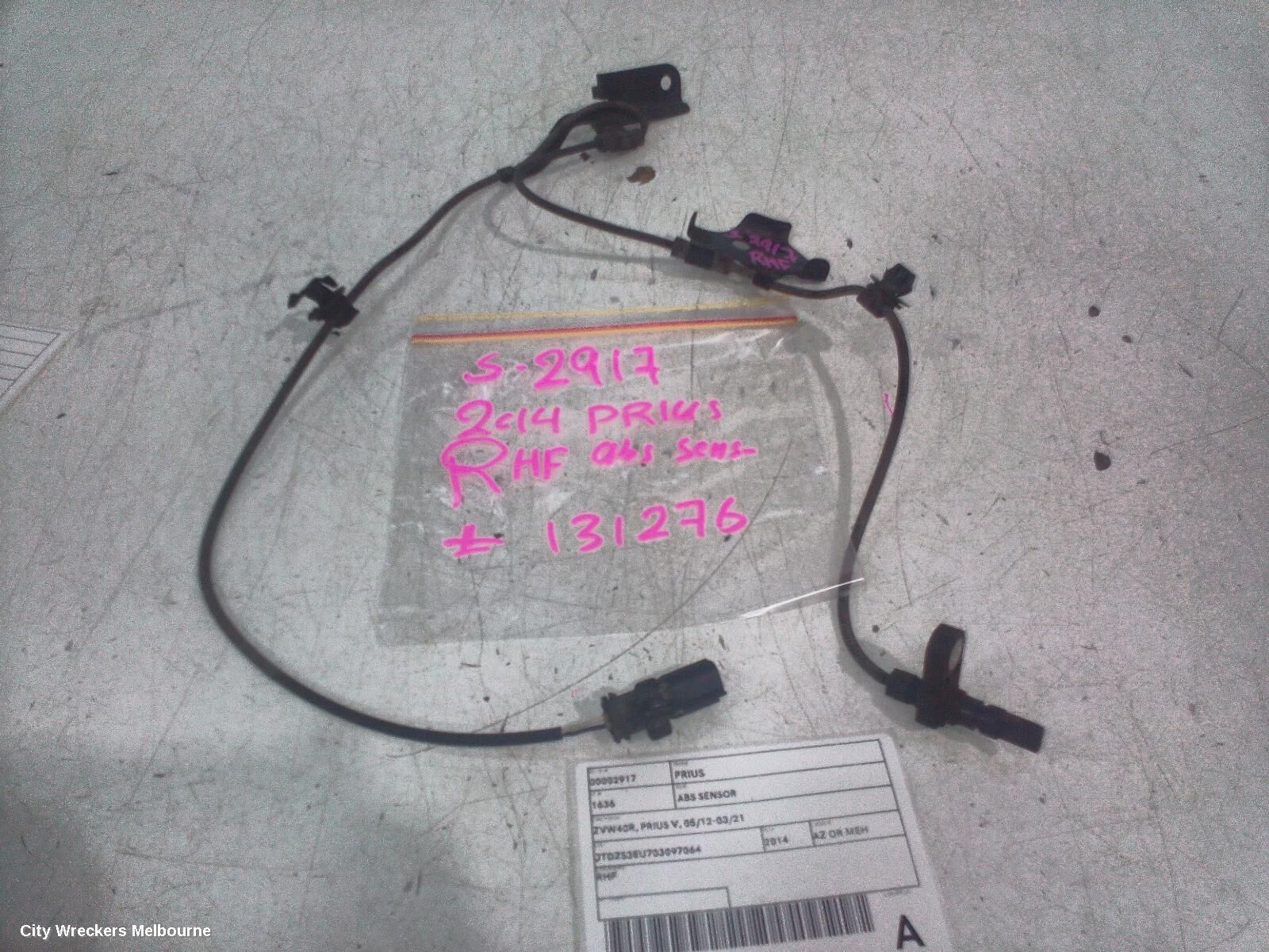 TOYOTA PRIUS 2014 Abs Sensor