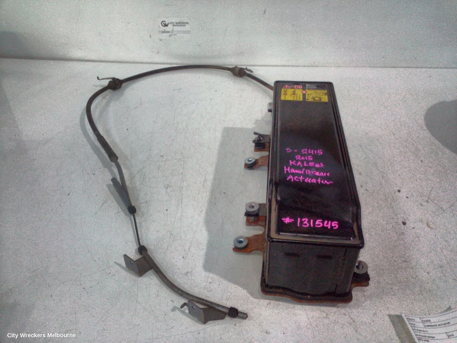 RENAULT KALEOS 2015 Handbrake Actuator