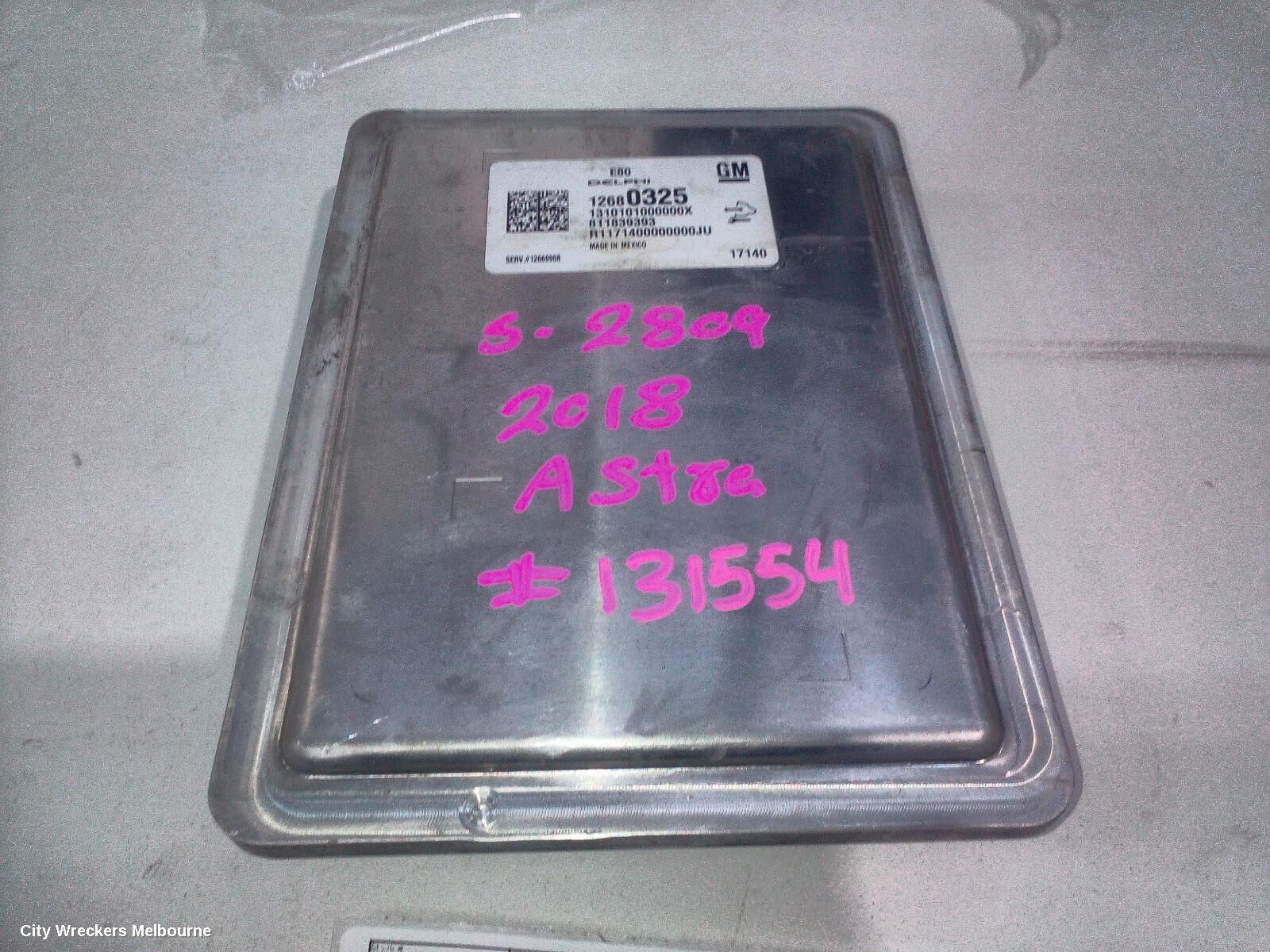 HOLDEN ASTRA 2018 Ecu