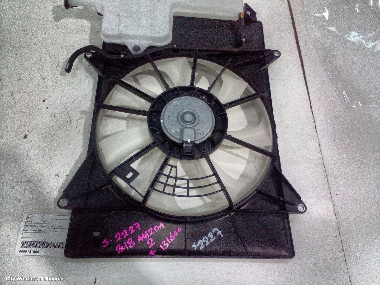 MAZDA 2 2018 Fan