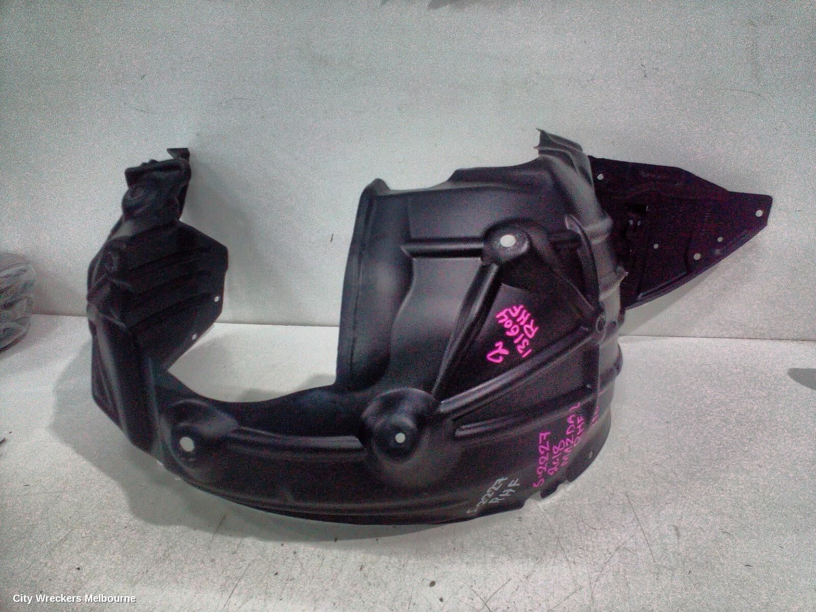 MAZDA 2 2018 Right Guard Liner