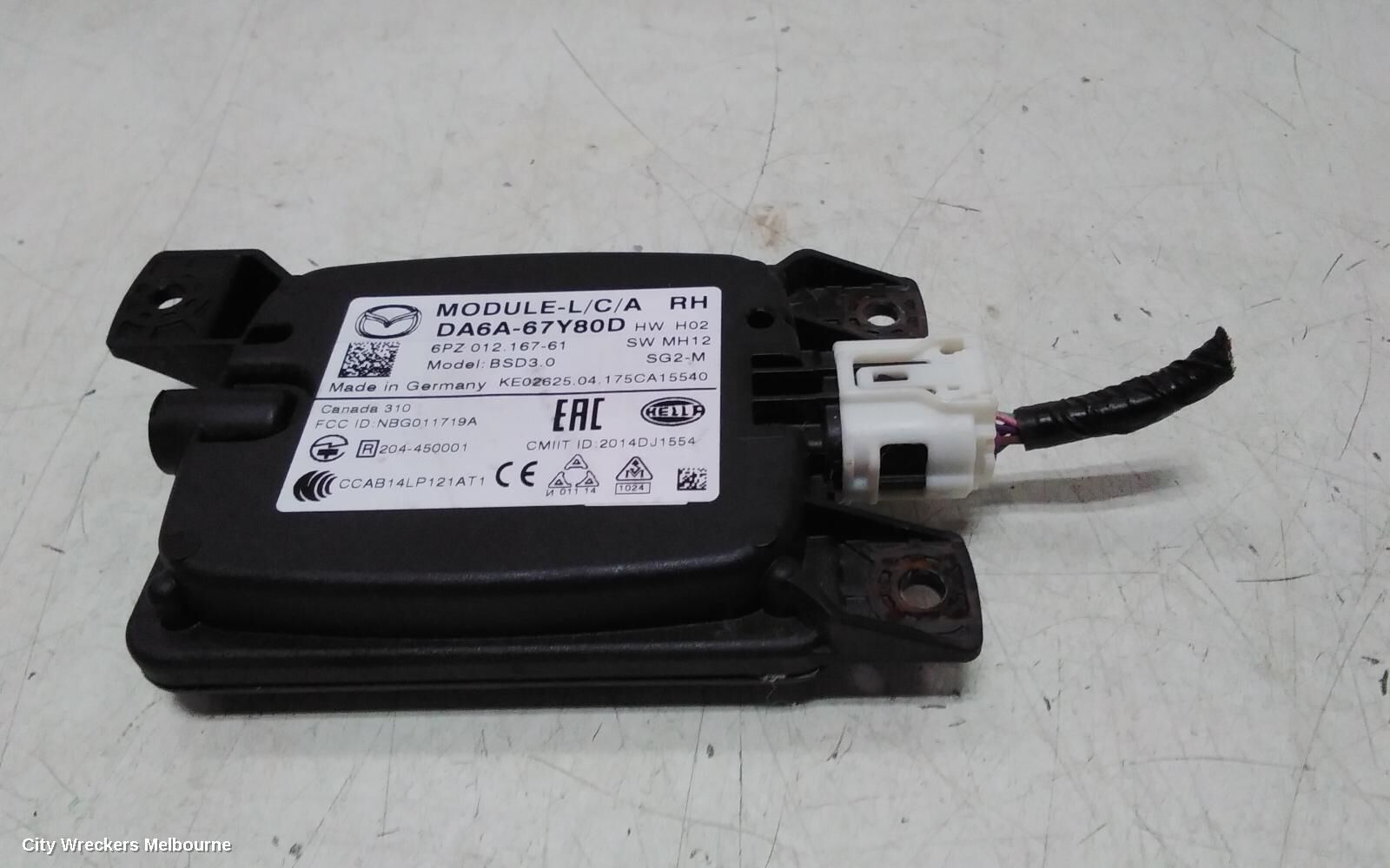 MAZDA 2 2017 Misc Switch/Relay