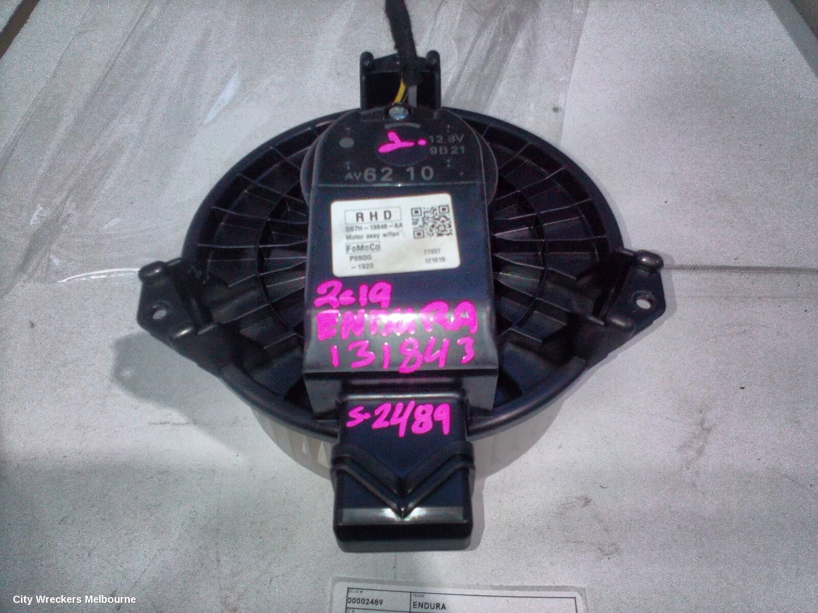 FORD ENDURA 2019 Heater Fan Motor