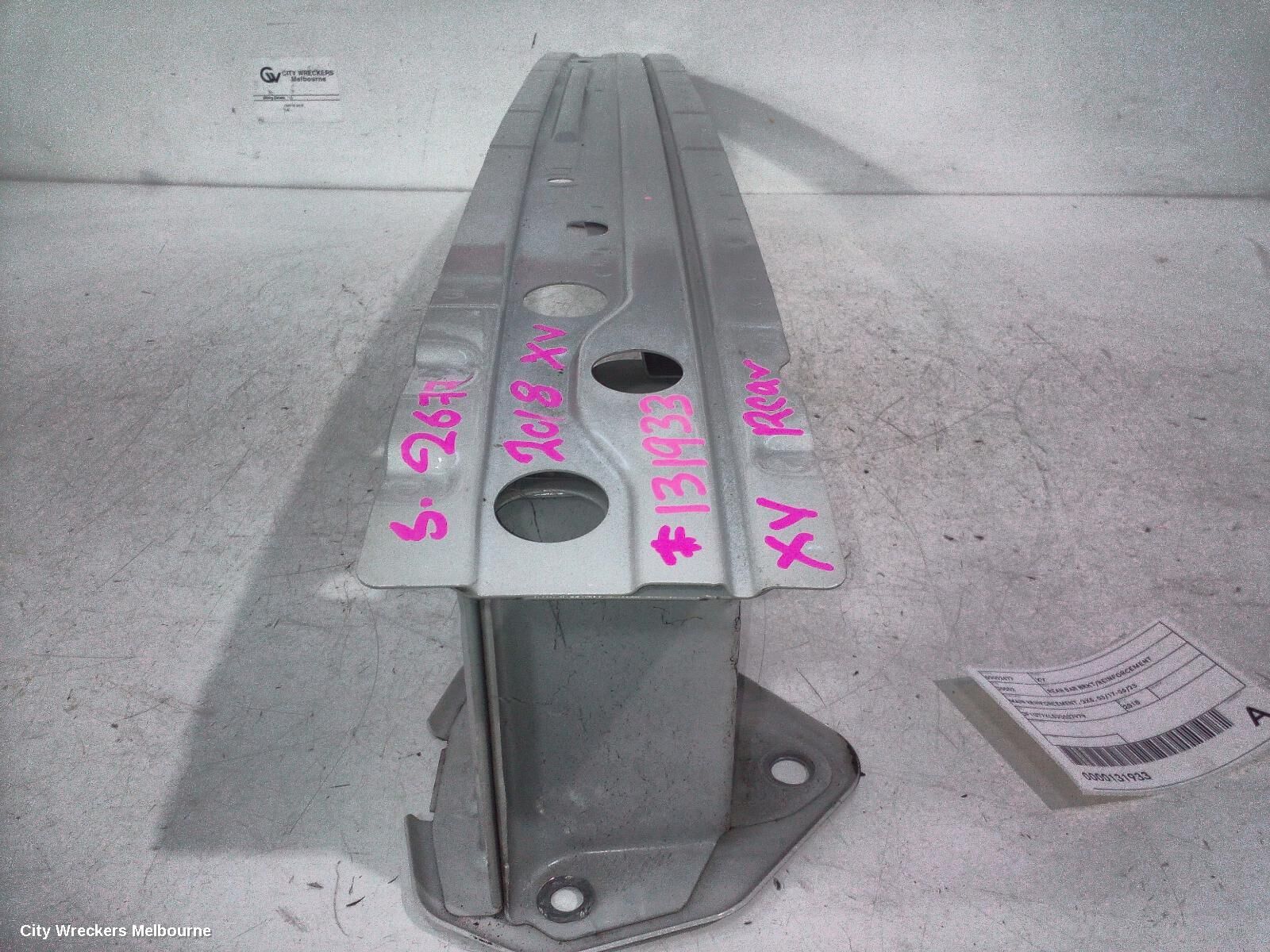 SUBARU XV 2018 R/Bar Bracket/Reinfo