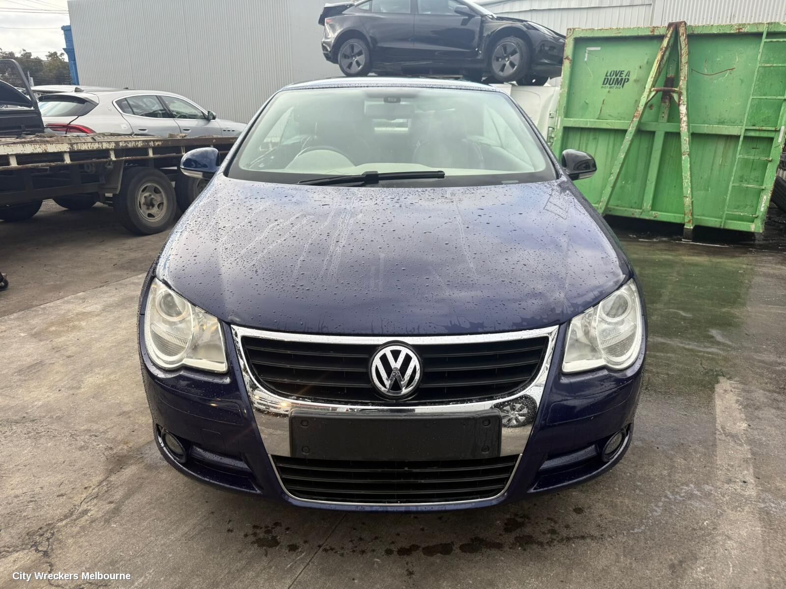 VOLKSWAGEN EOS 2007 F/Bar Reinforc/Brack