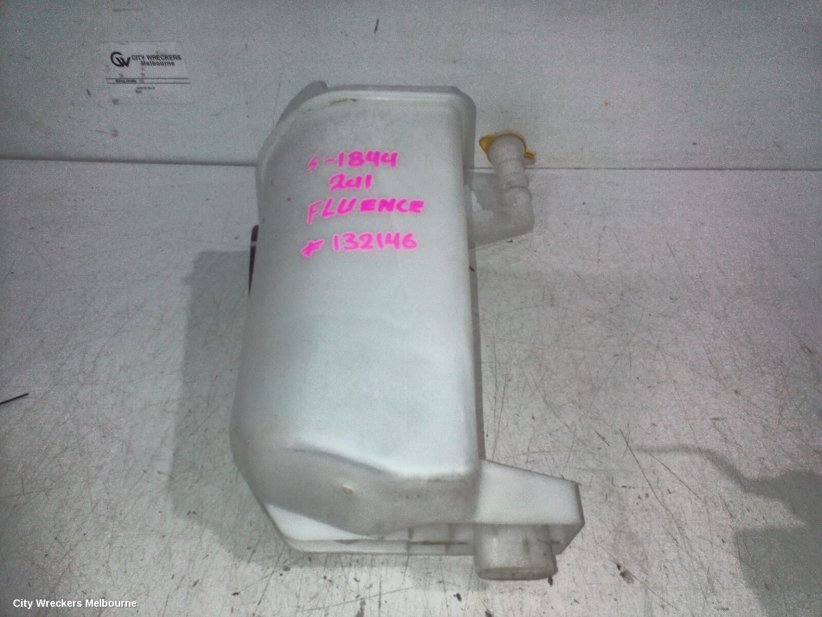 RENAULT FLUENCE 2011 Washer Bottle