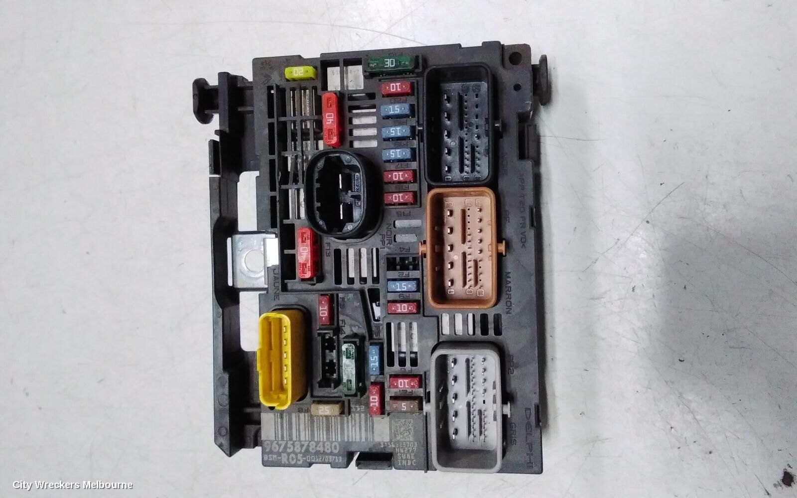 PEUGEOT 308 2013 Fuse Box