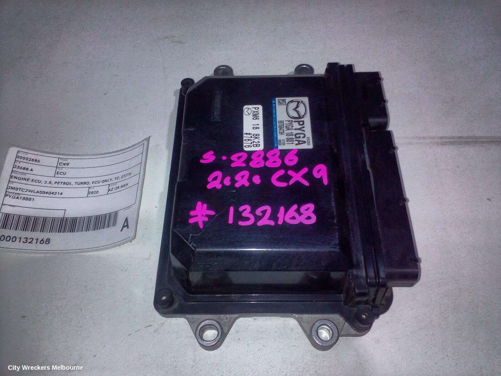 MAZDA CX9 2020 Ecu