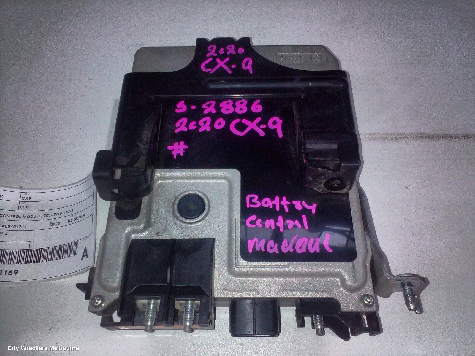 MAZDA CX9 2020 Ecu