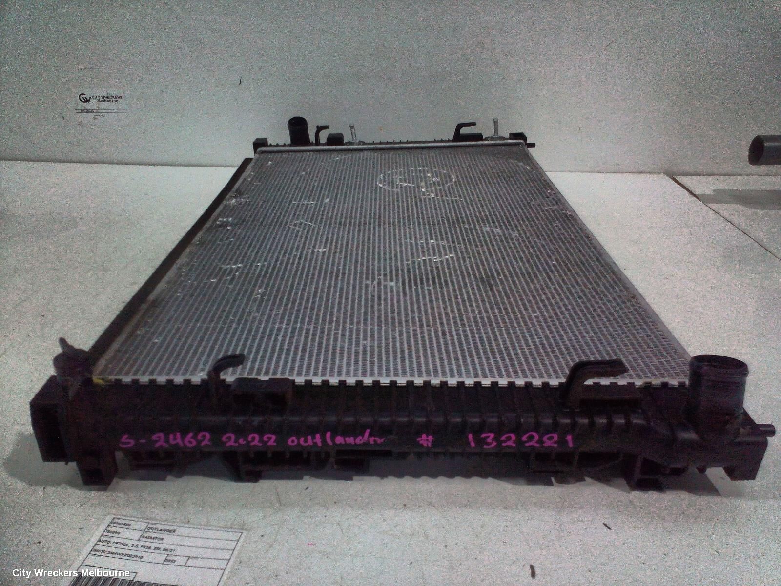 MITSUBISHI OUTLANDER 2022 Radiator