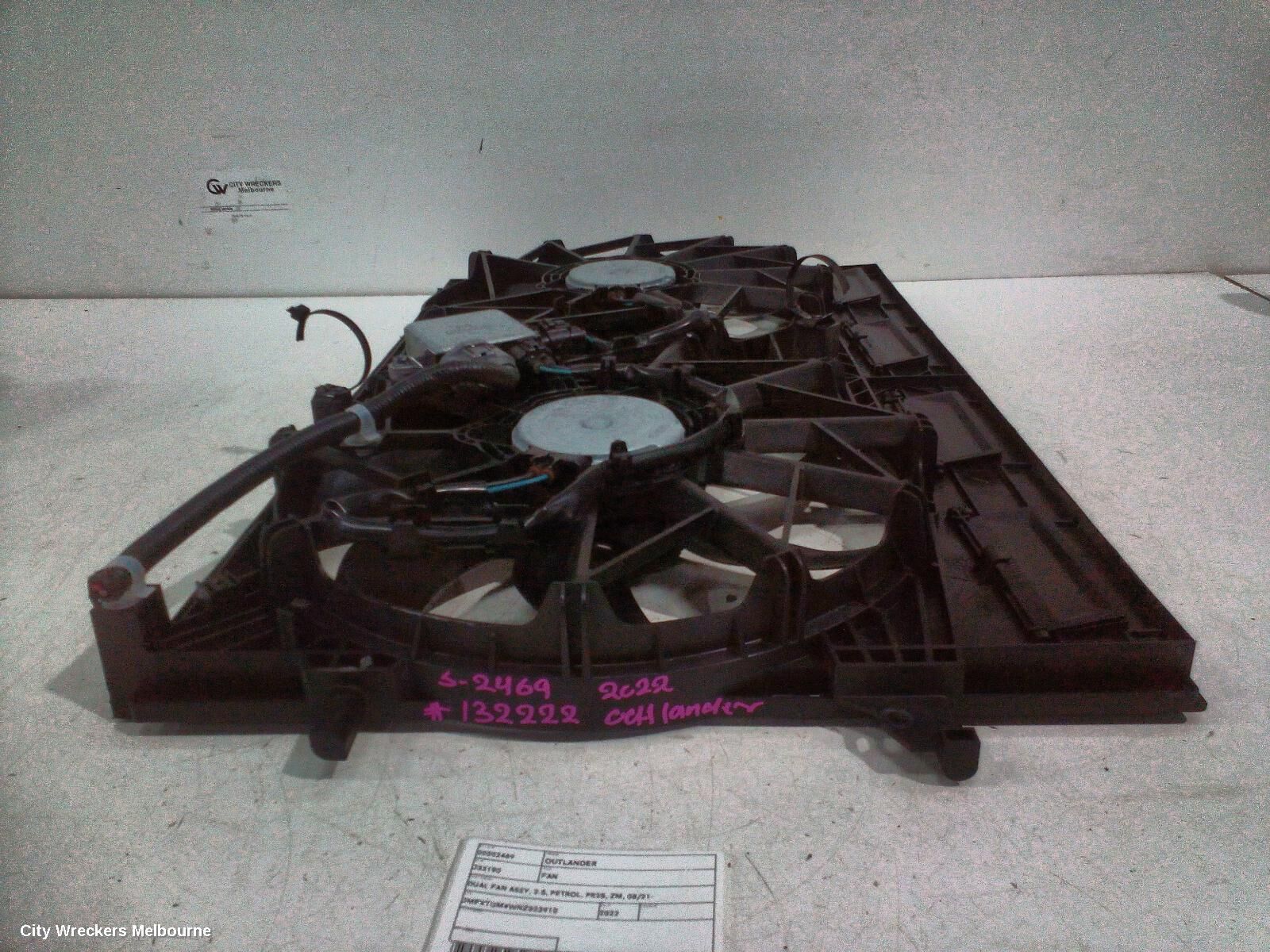MITSUBISHI OUTLANDER 2022 Fan