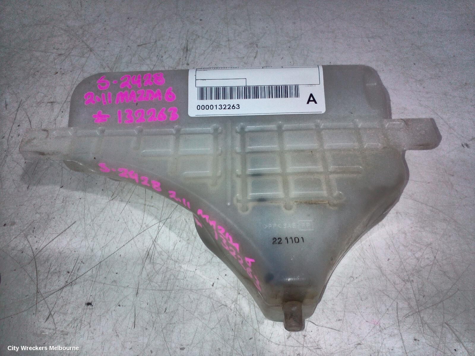 MAZDA 6 2011 Overflow Bottle