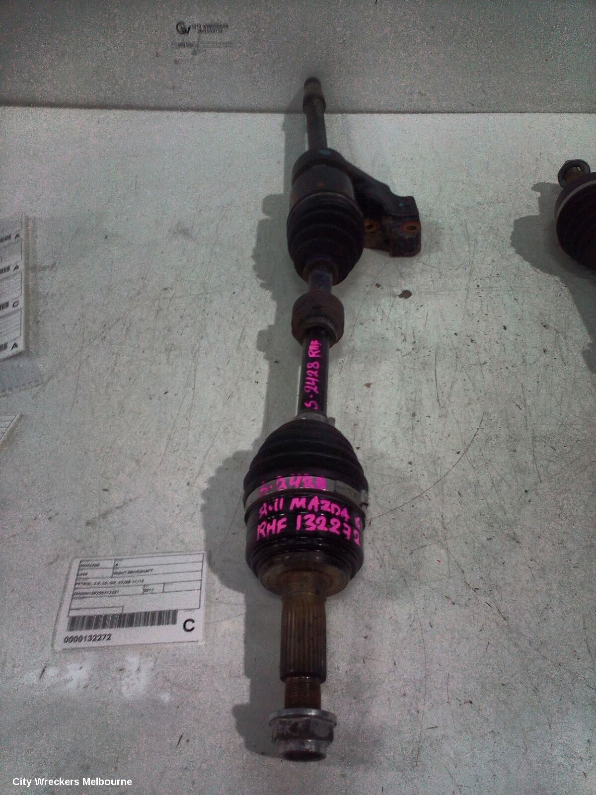 MAZDA 6 2011 Right Driveshaft