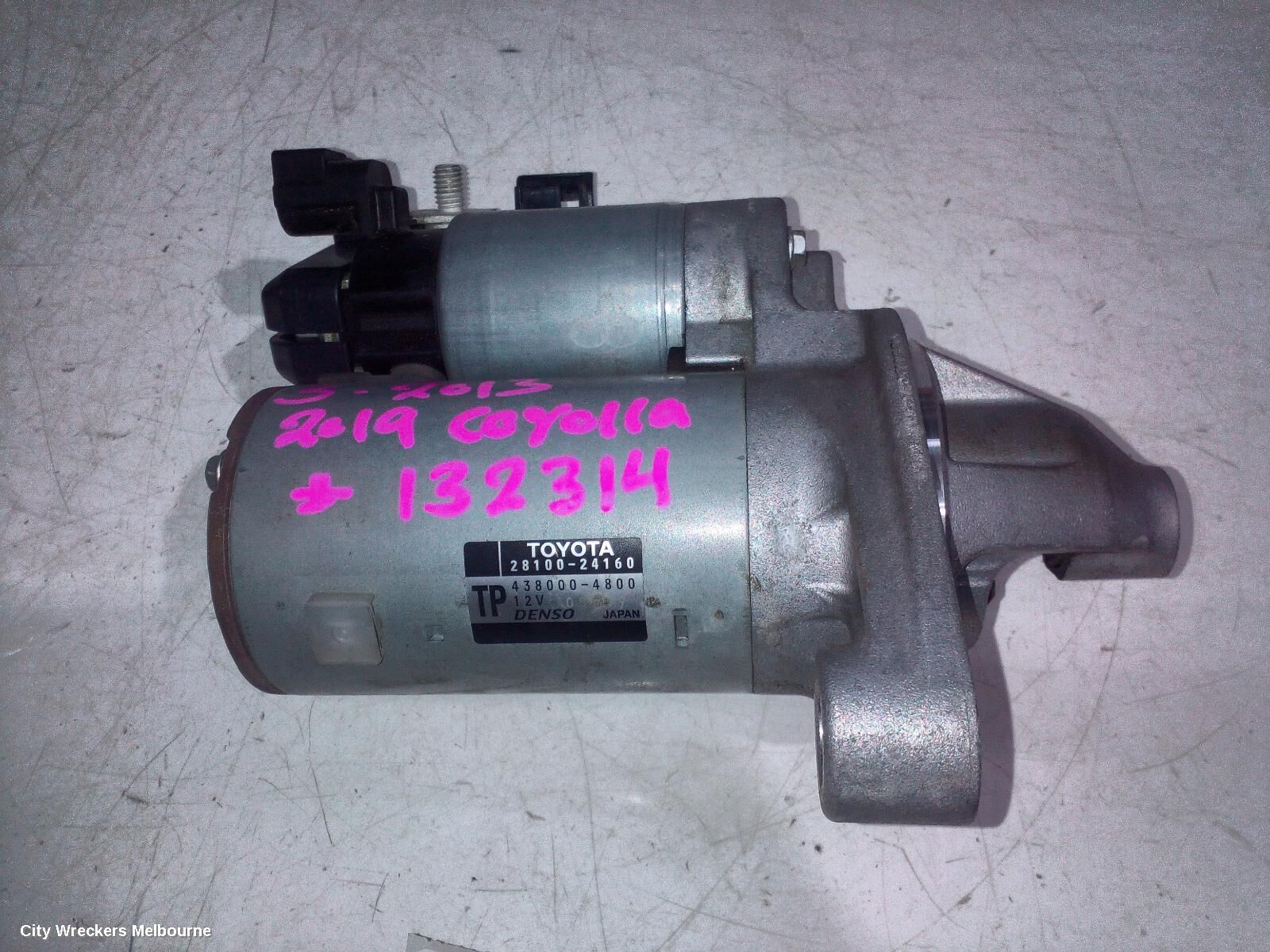 TOYOTA COROLLA 2019 Starter