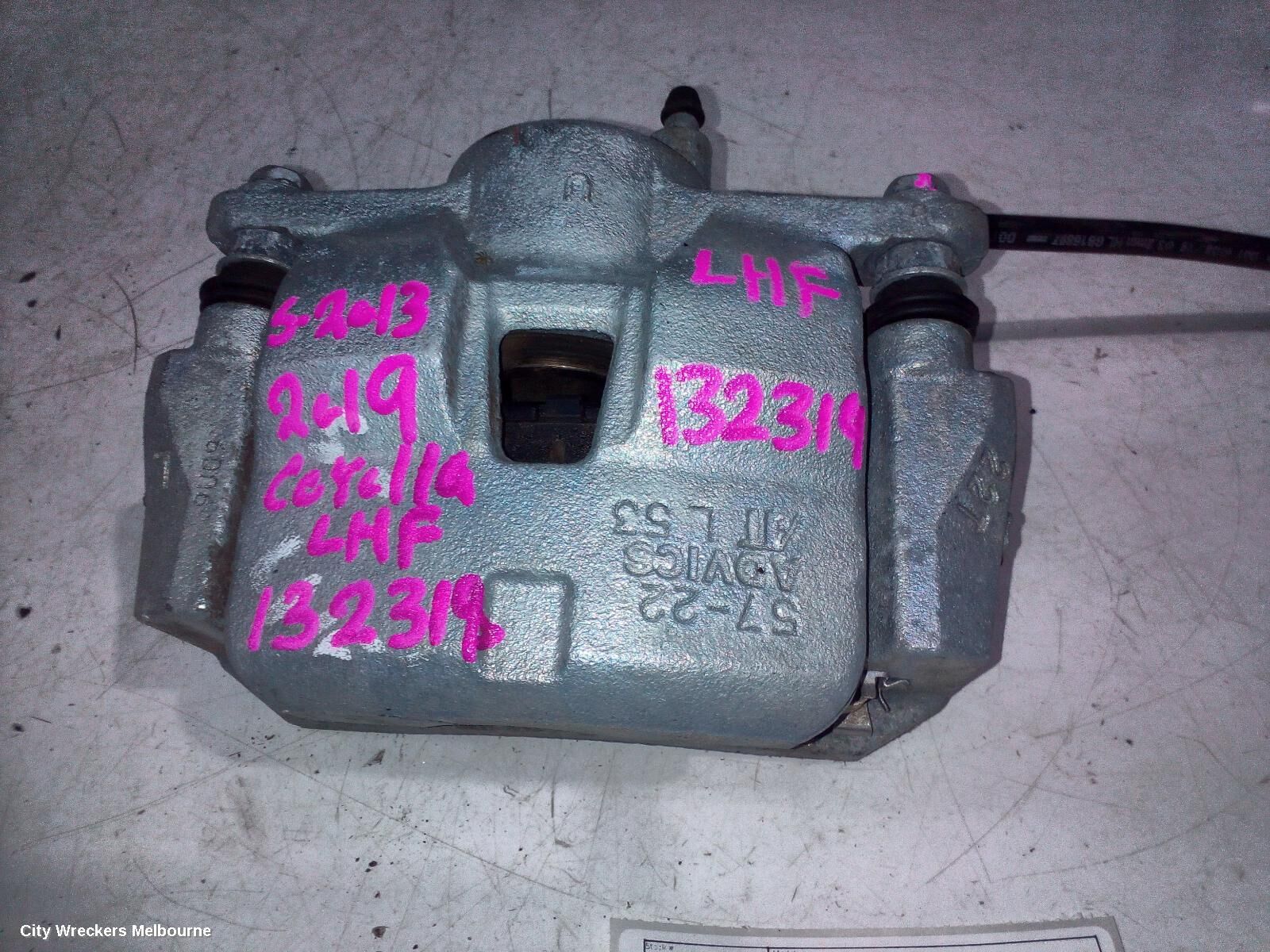 TOYOTA COROLLA 2019 Caliper