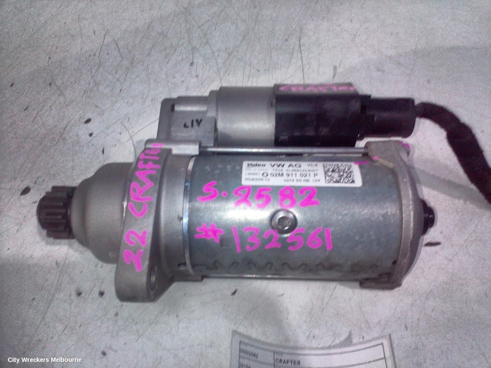 VOLKSWAGEN CRAFTER 2022 Starter