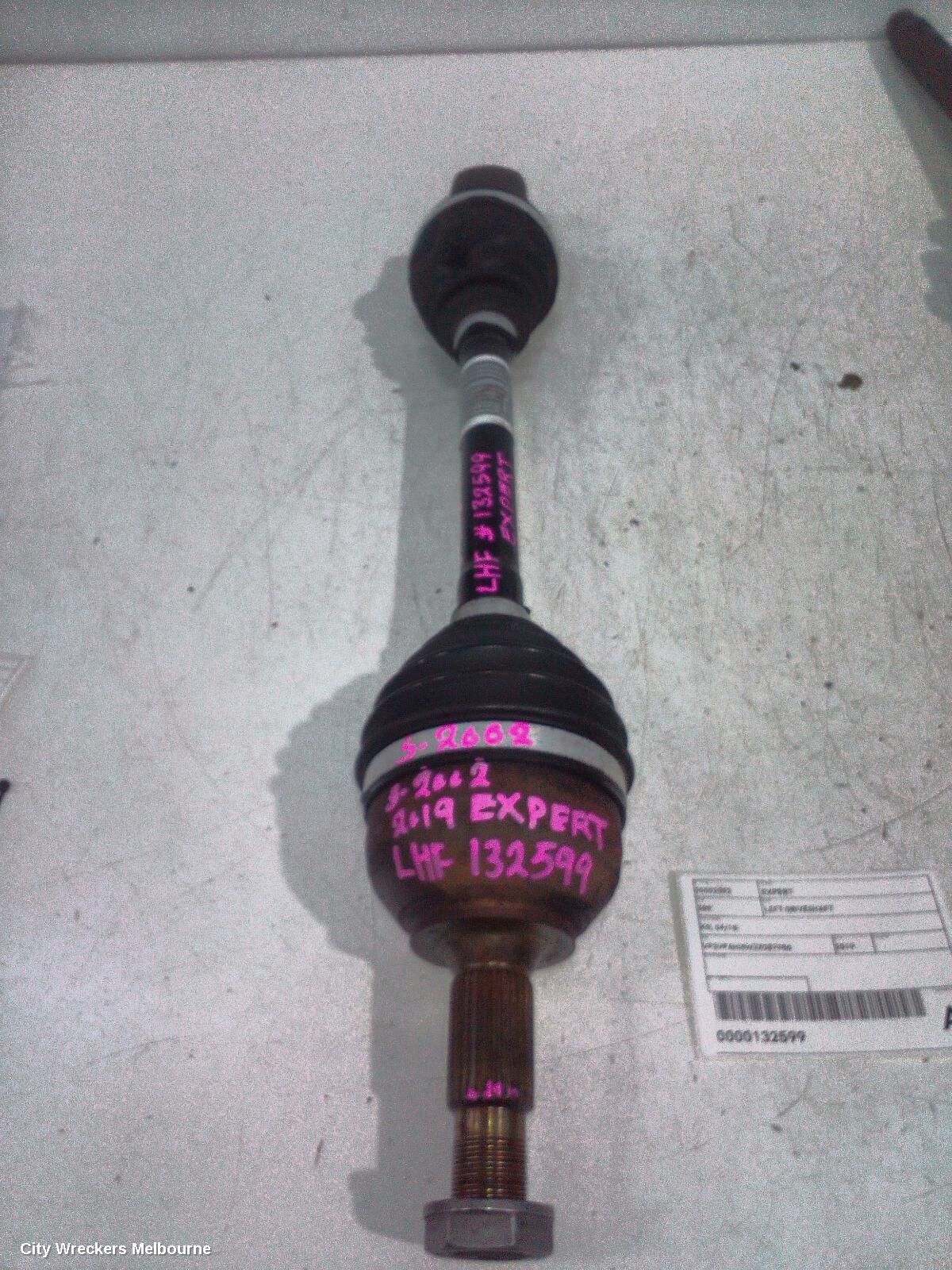 PEUGEOT EXPERT 2019 Left Driveshaft