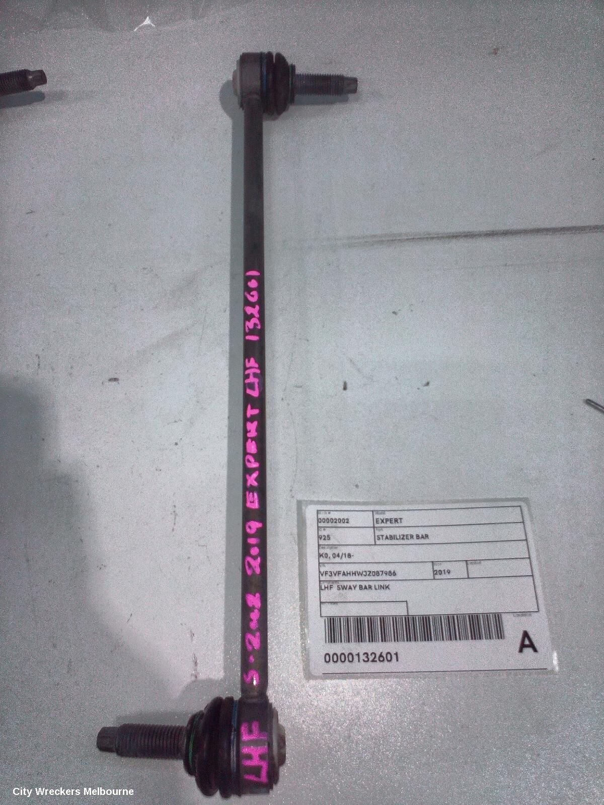 PEUGEOT EXPERT 2019 Stabiliser Bar