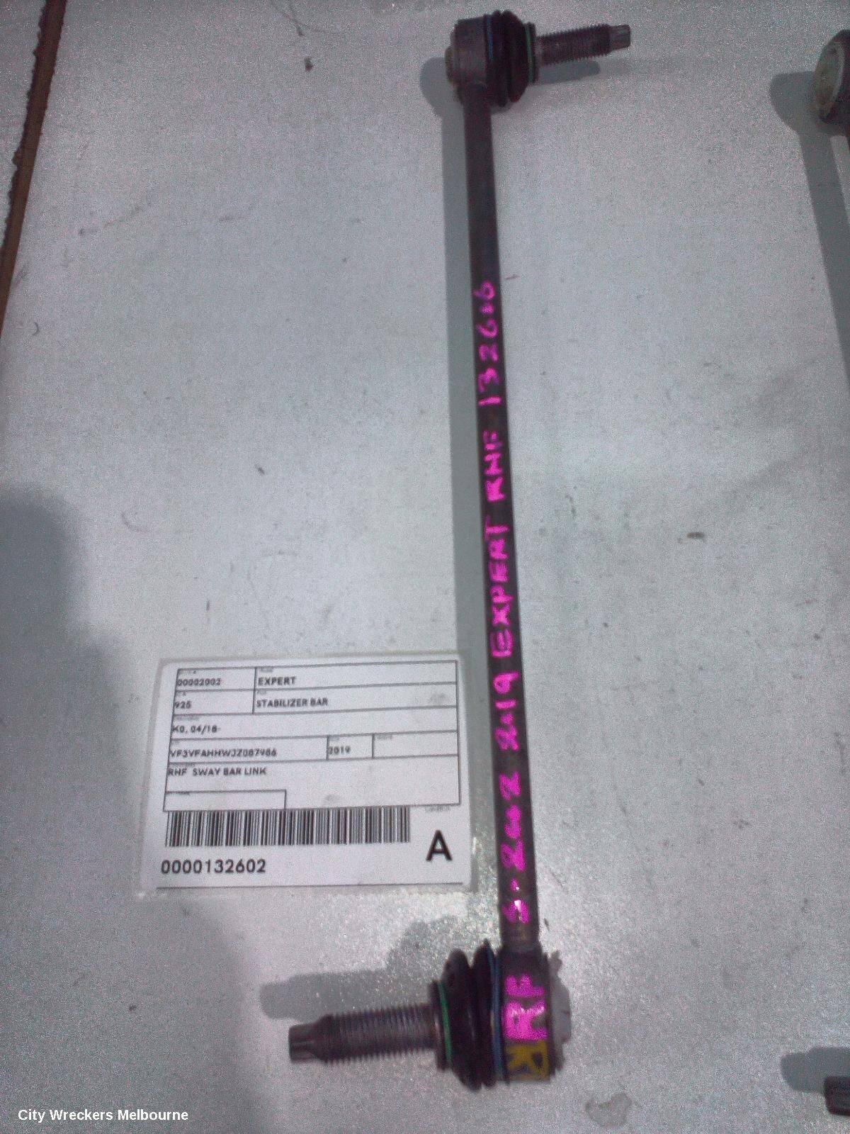 PEUGEOT EXPERT 2019 Stabiliser Bar