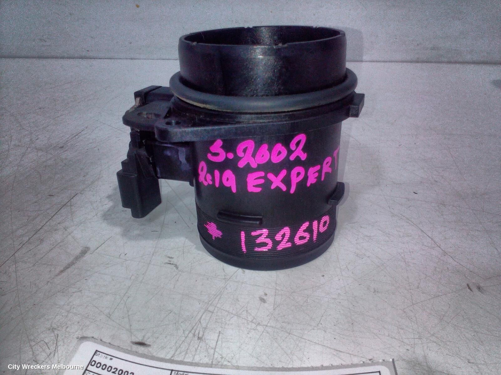 PEUGEOT EXPERT 2019 Air Flow Meter