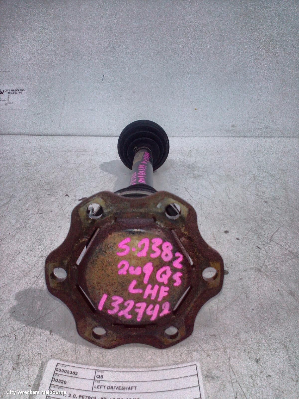 AUDI Q5 2009 Left Driveshaft