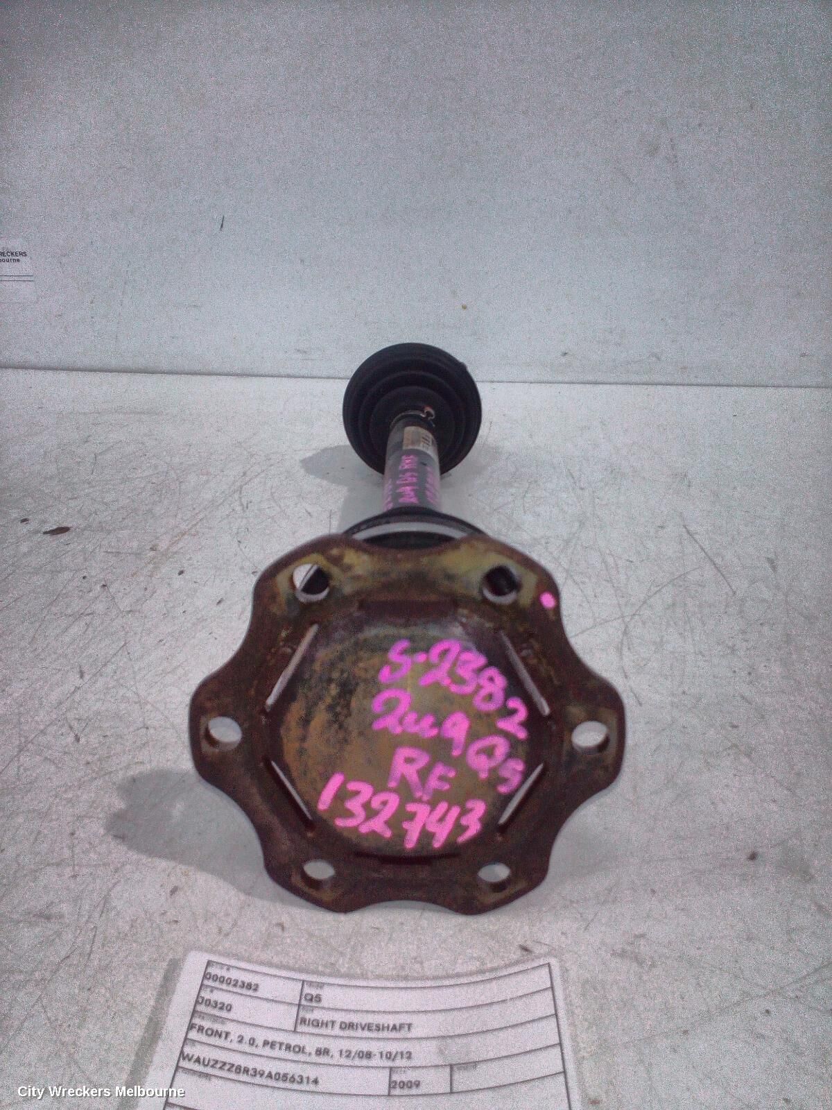 AUDI Q5 2009 Right Driveshaft
