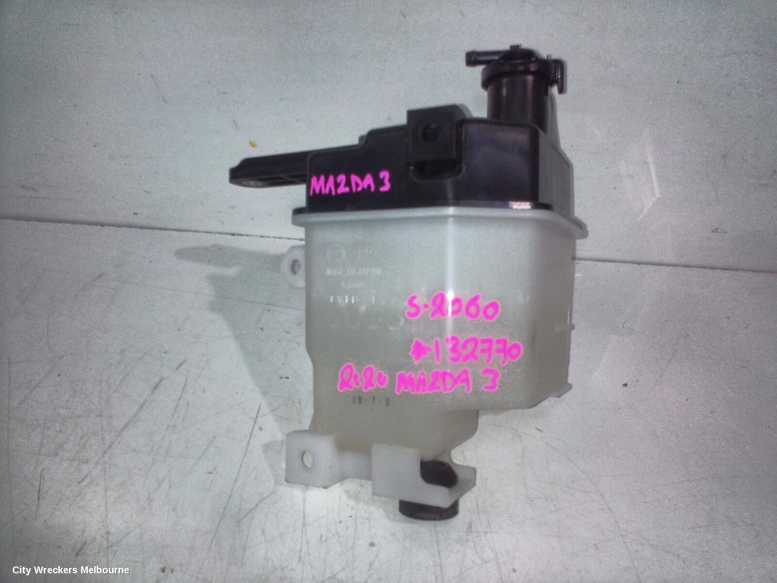 MAZDA 3 2020 Overflow Bottle
