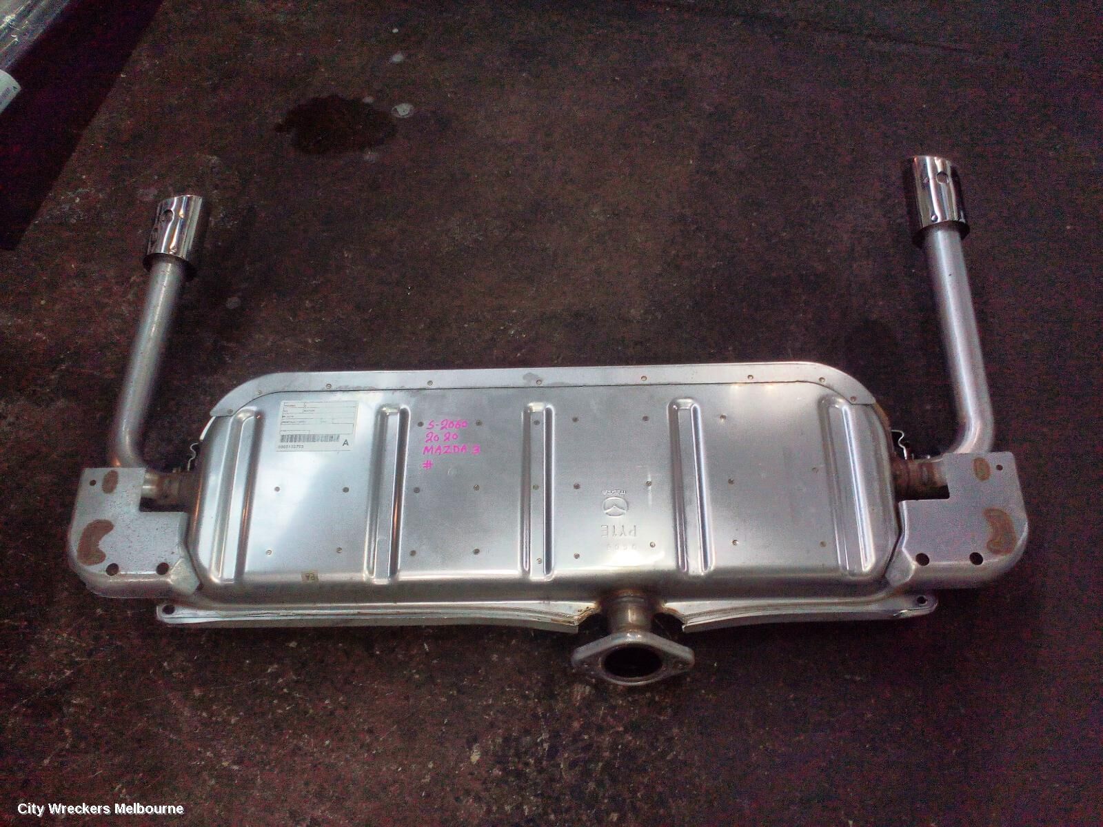 MAZDA 3 2020 Silencer
