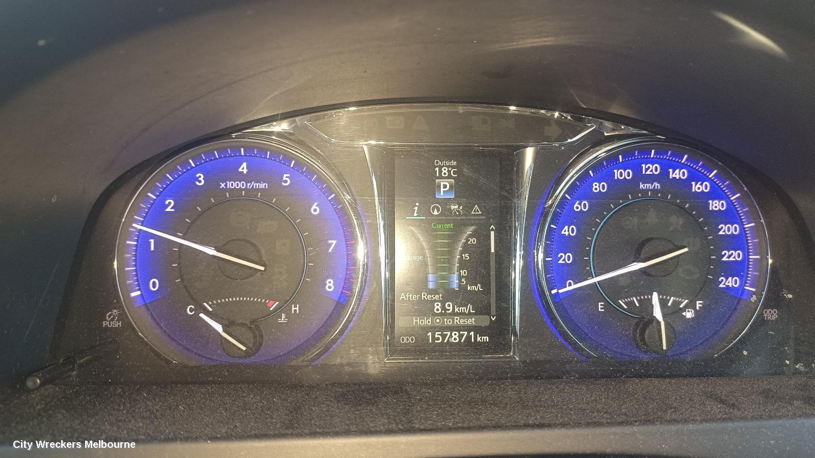 TOYOTA CAMRY 2016 Instrument Cluster