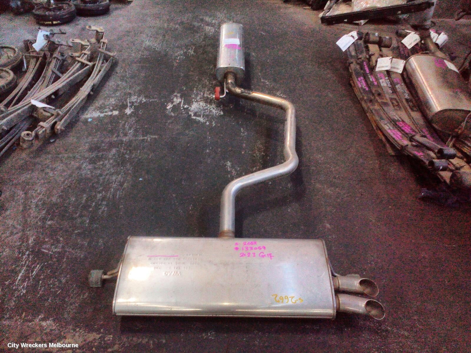 VOLKSWAGEN GOLF 2023 Exhaust System