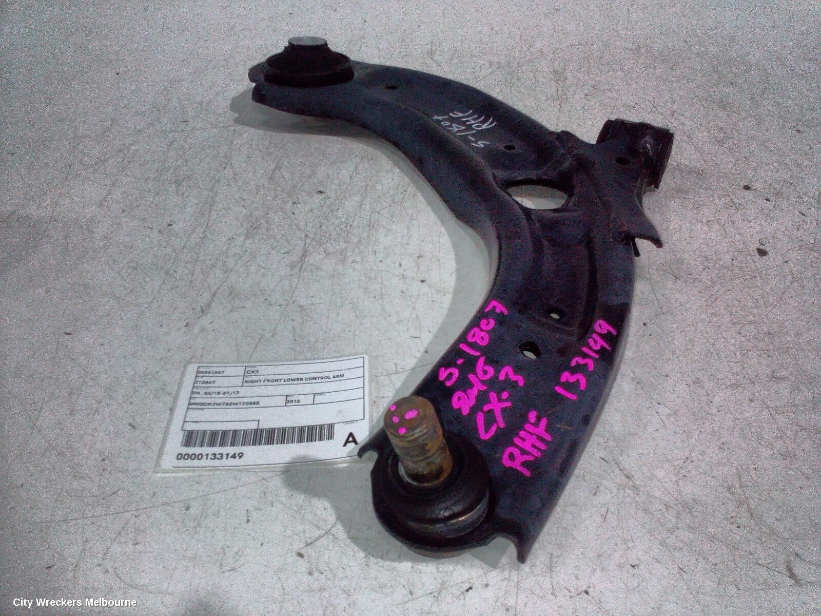 MAZDA CX3 2016 Right Front Lower Control Arm