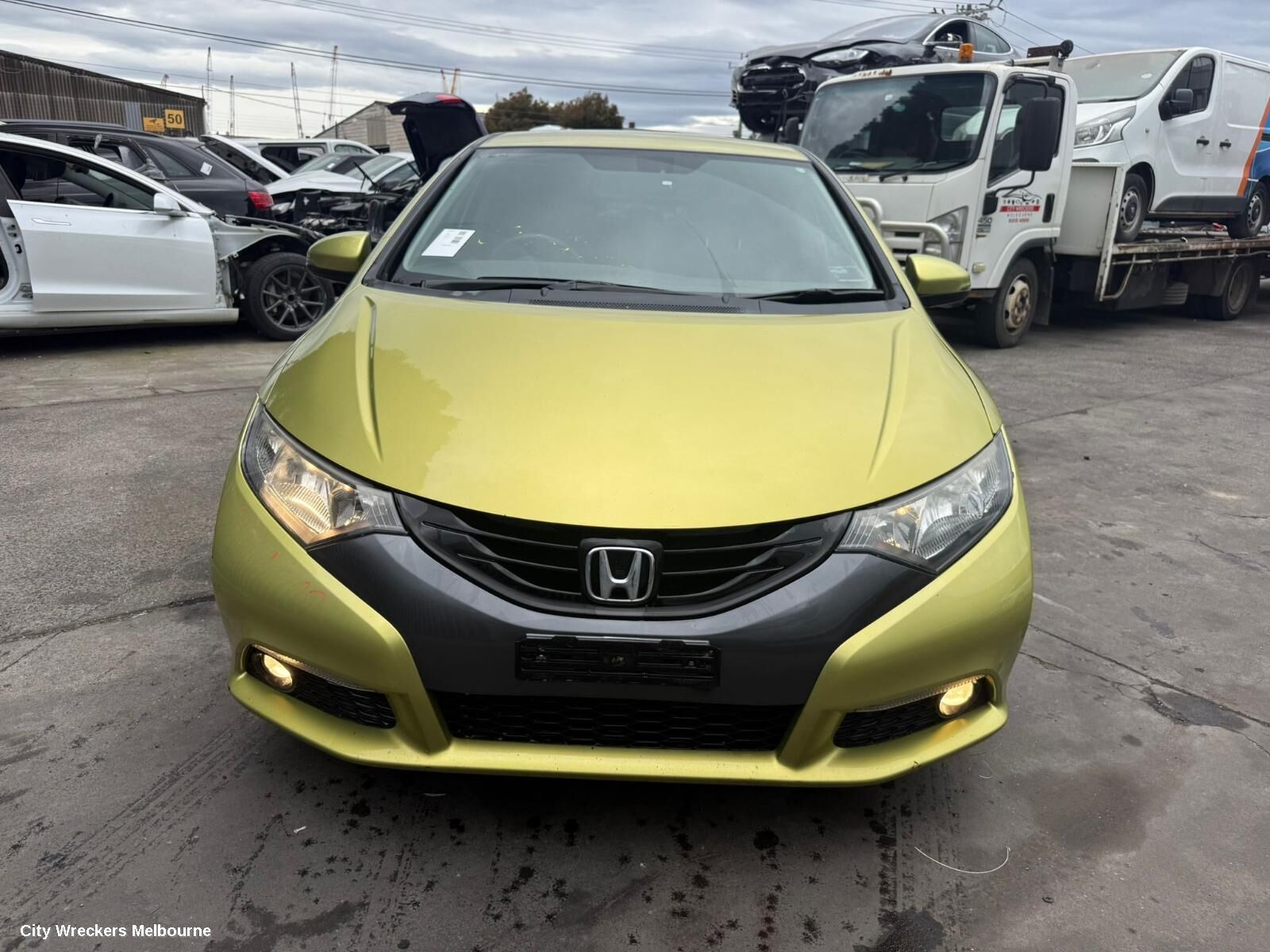 HONDA CIVIC 2013 Left Front Door Window