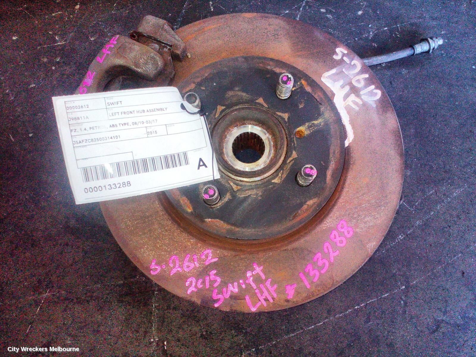 SUZUKI SWIFT 2015 Left Front Hub Assembly