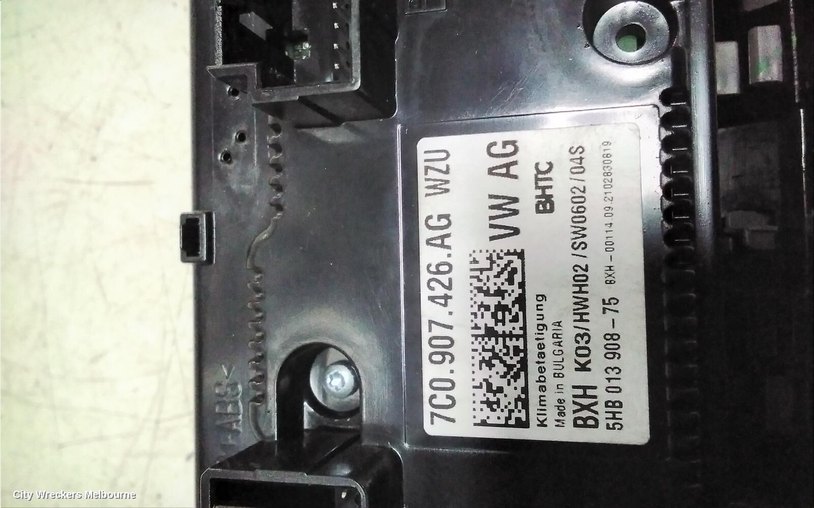VOLKSWAGEN CRAFTER 2022 Heater/Ac Controls