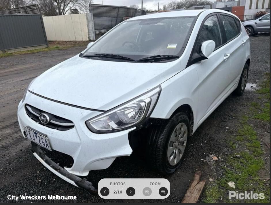 HYUNDAI ACCENT 2017 Right Front Strut