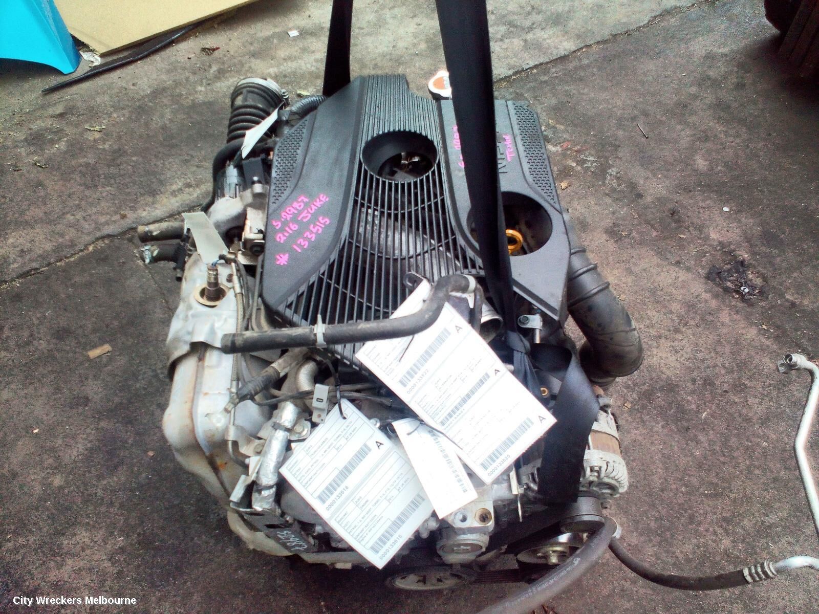 NISSAN JUKE 2016 Engine
