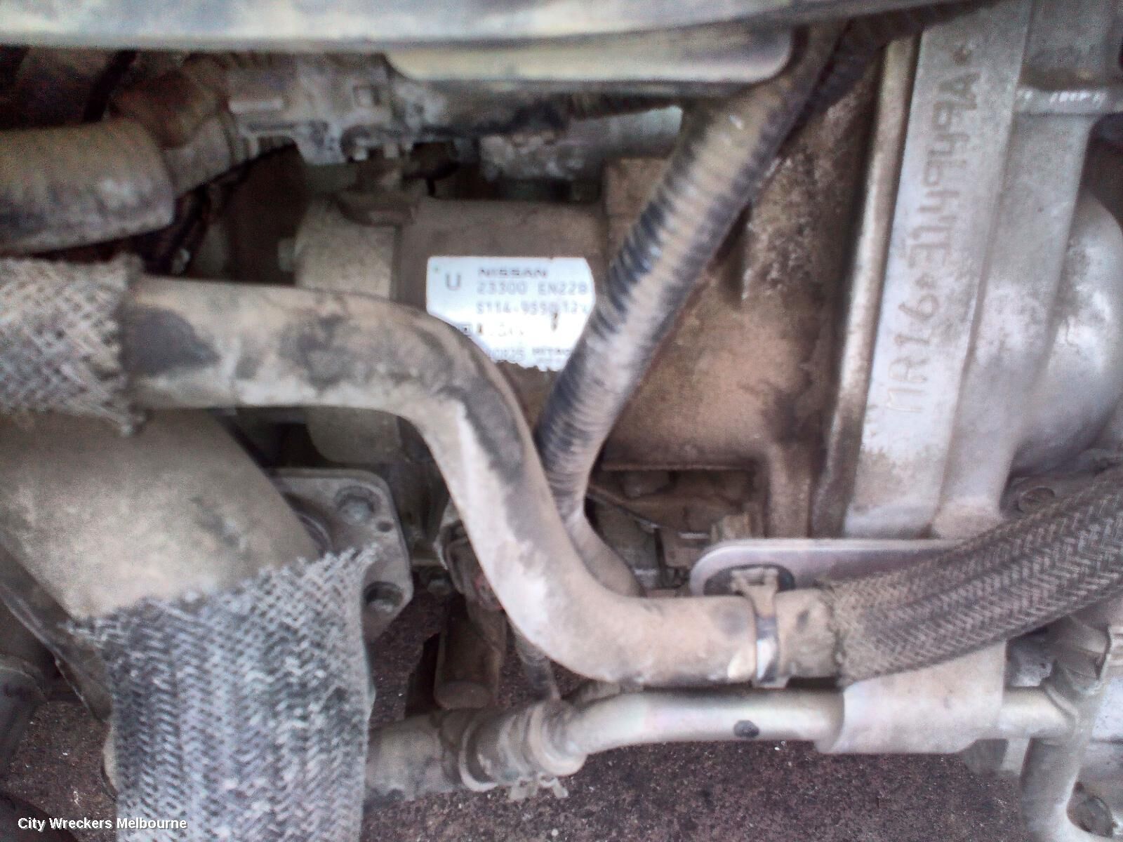 NISSAN JUKE 2016 Starter