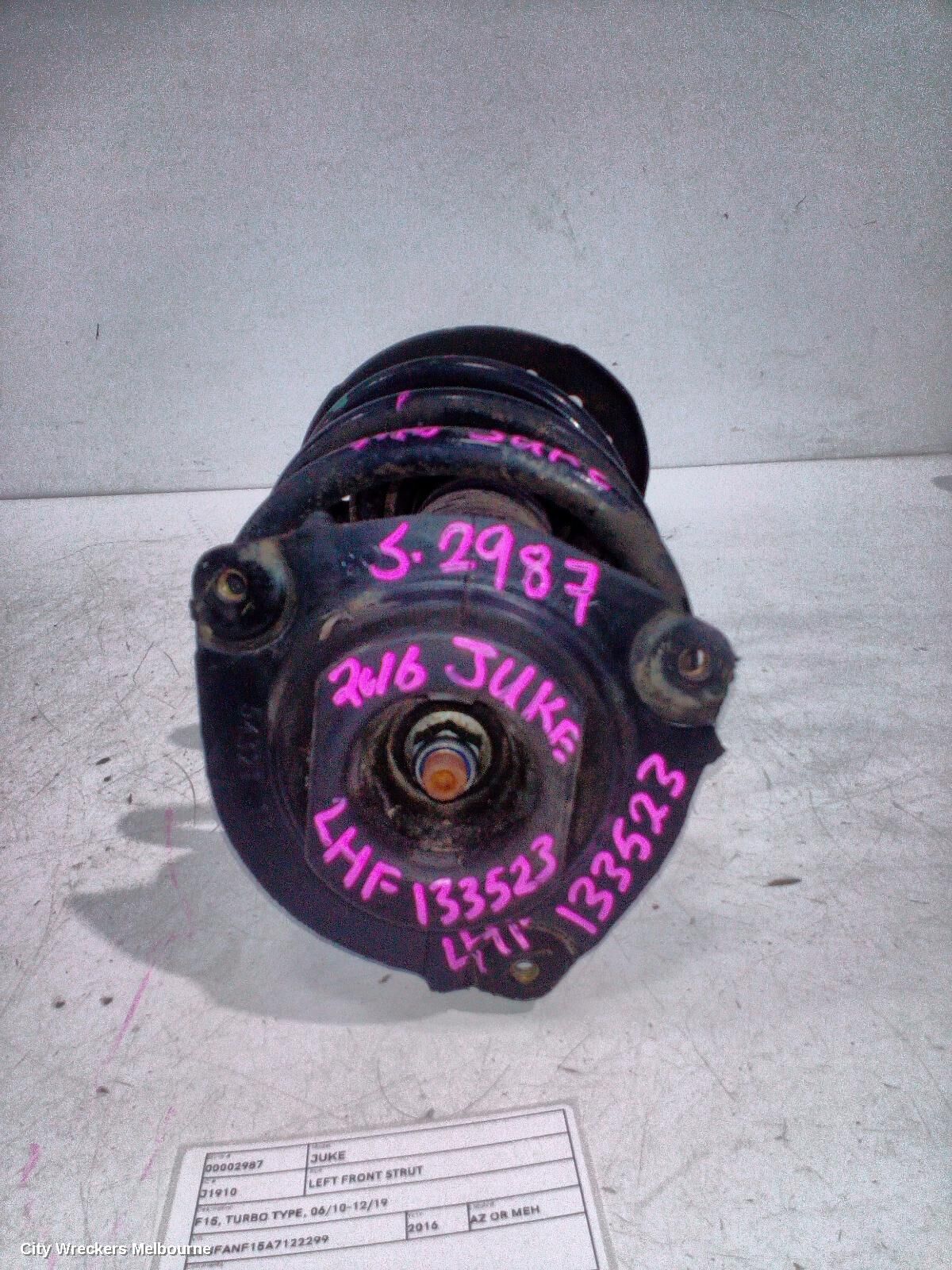 NISSAN JUKE 2016 Left Front Strut