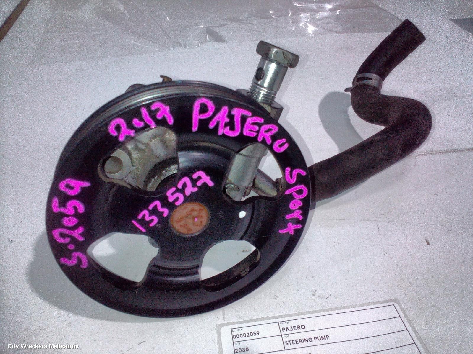 MITSUBISHI PAJERO 2017 Steering Pump