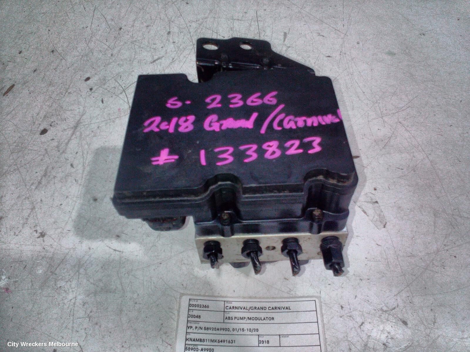 KIA CARNIVAL/GRAND CARNIVAL 2018 Abs Pump/Modulator