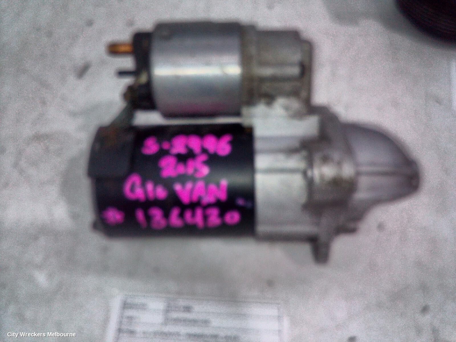 LDV G10 2015 Starter