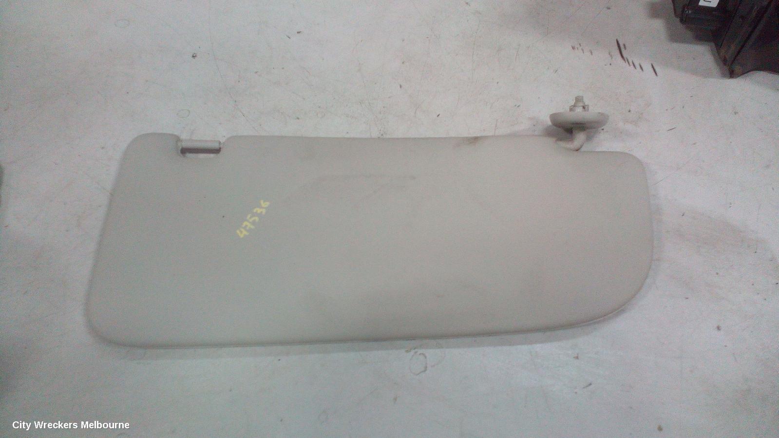 HOLDEN COLORADO 2018 Sunvisor