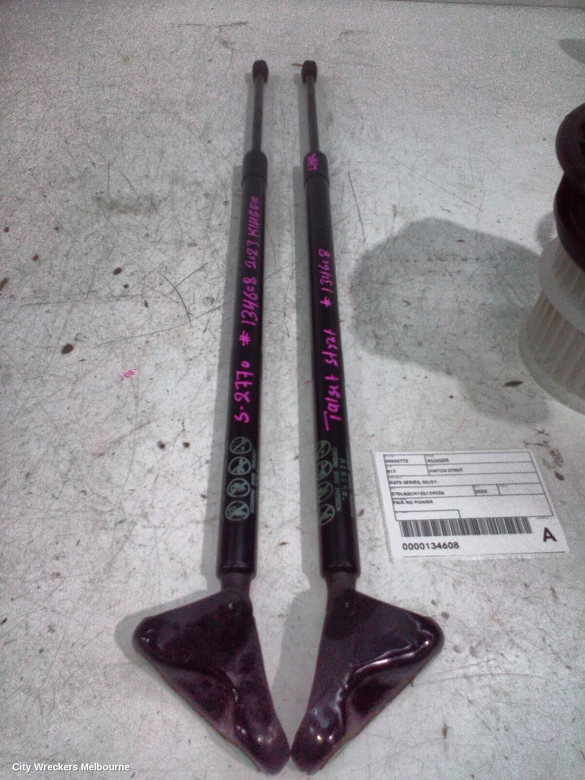 TOYOTA KLUGER 2023 Hatch Strut
