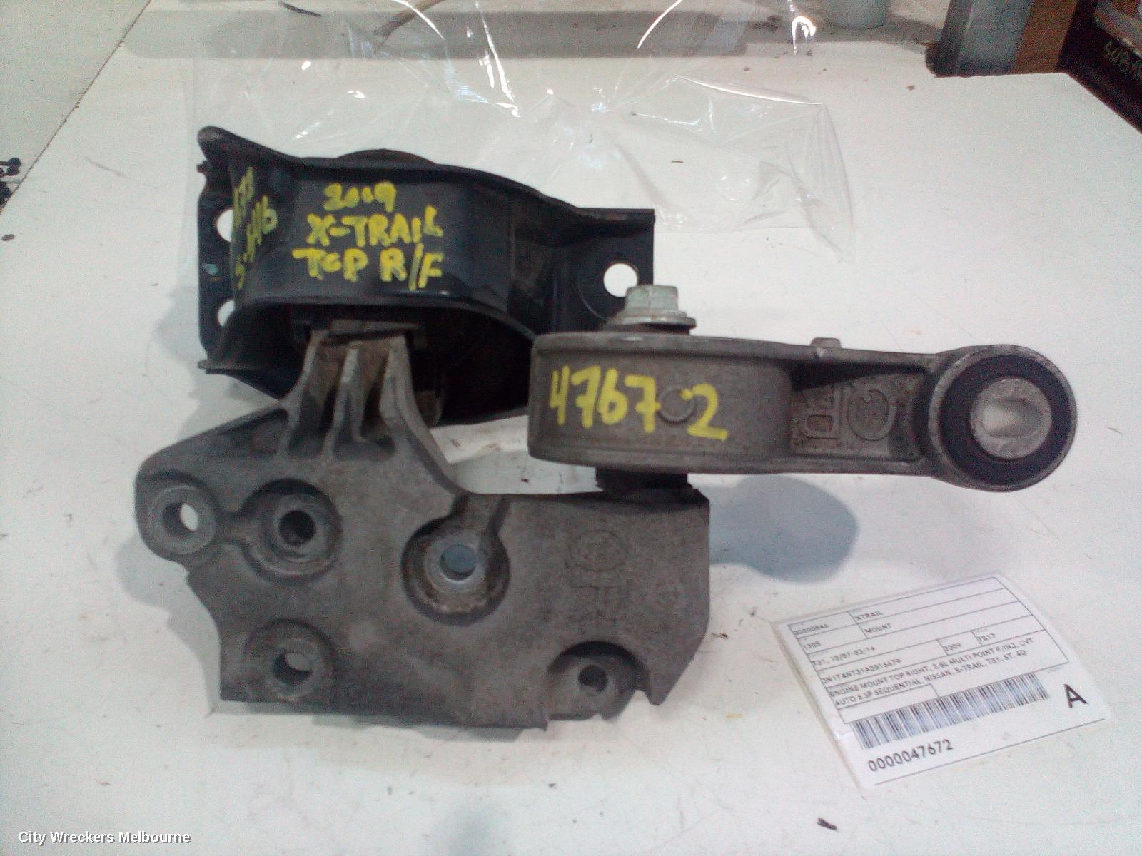 NISSAN XTRAIL 2009 Mount
