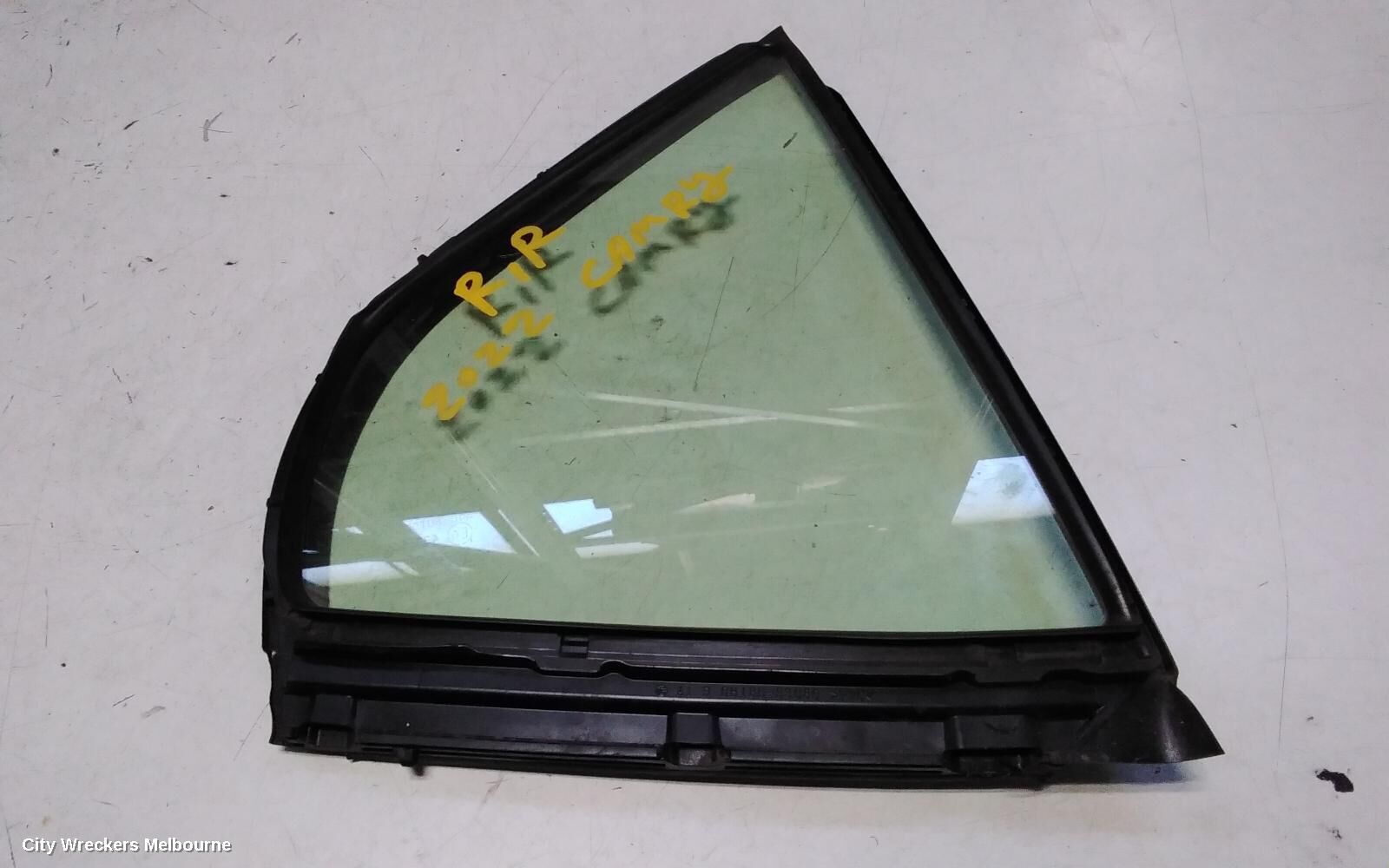 TOYOTA CAMRY 2019 Right Rear 1/4 Door Glass