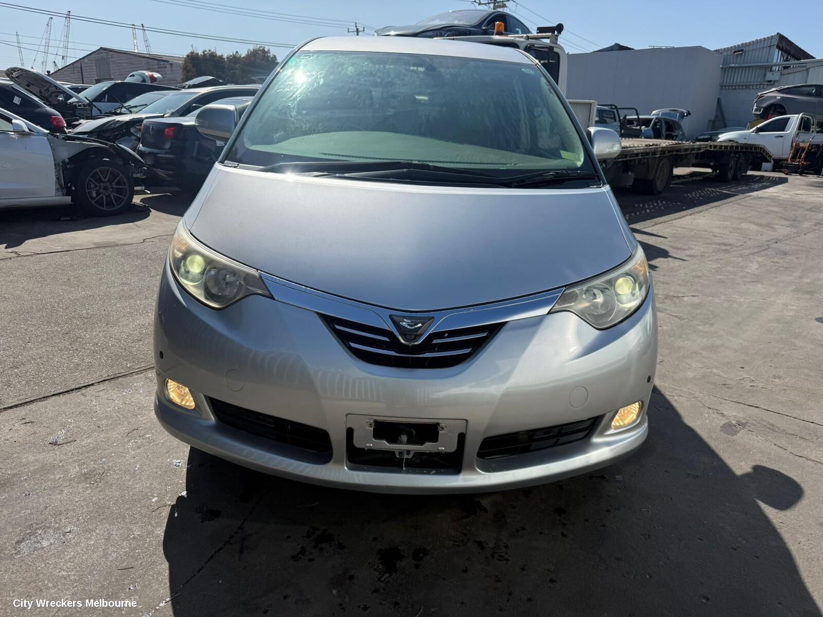 TOYOTA ESTIMA 2006 Left Front Door Window