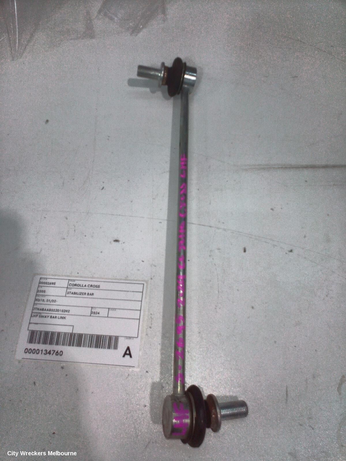 TOYOTA COROLLA CROSS 2024 Stabiliser Bar