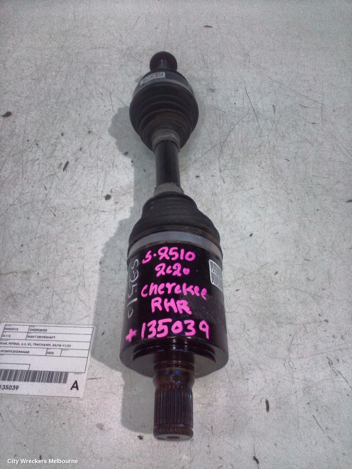 JEEP CHEROKEE 2020 Right Driveshaft