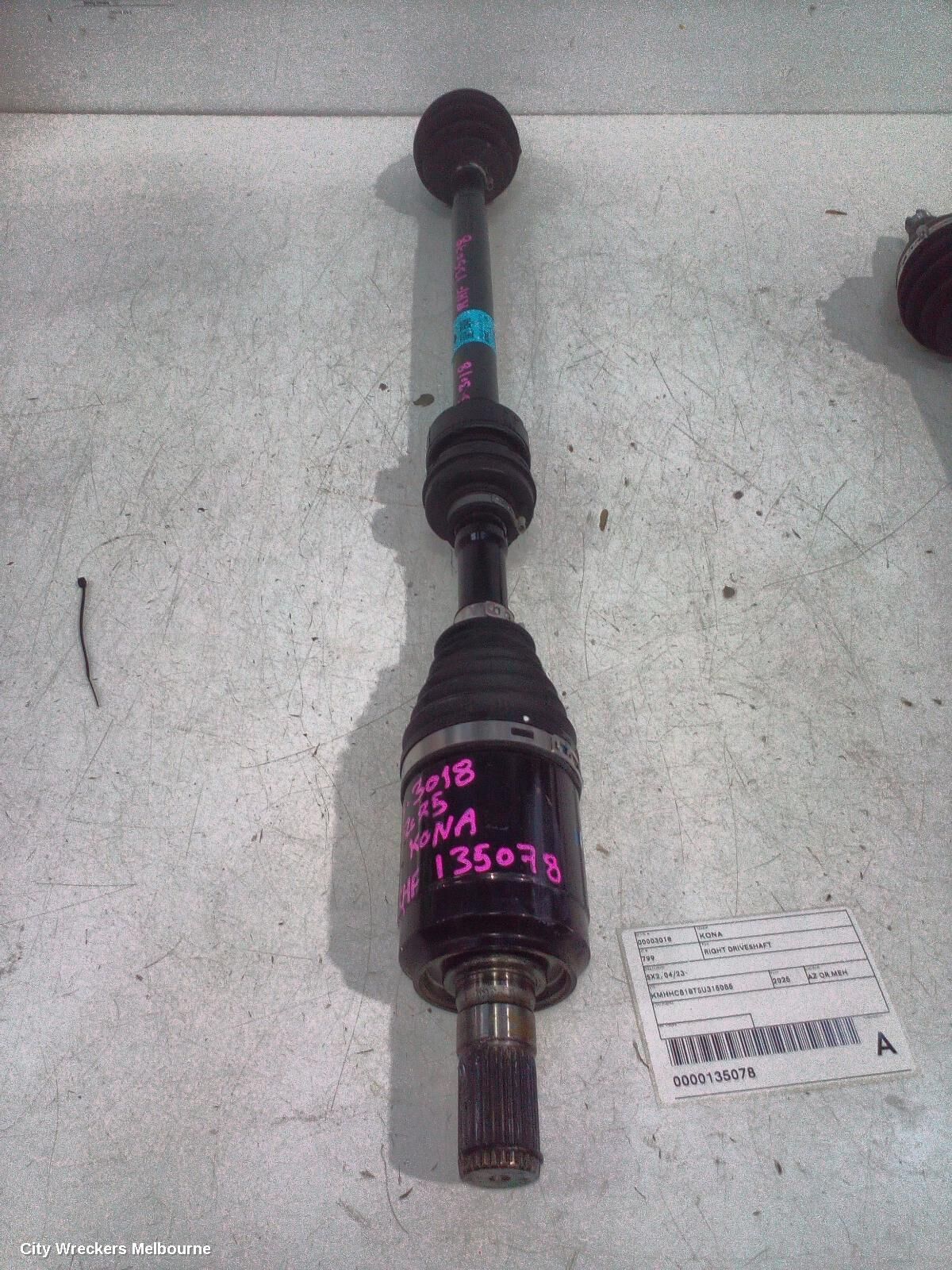 HYUNDAI KONA 2025 Right Driveshaft